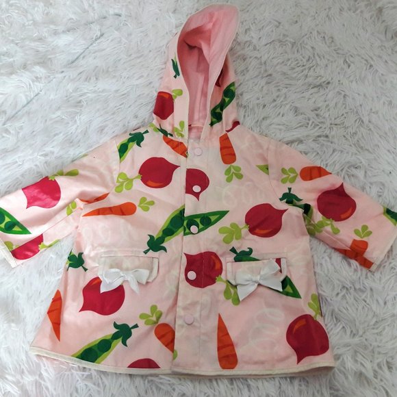 Gymboree Other - Gymboree]Vegetable Peas Carrots 6-12MO Jacket Rain